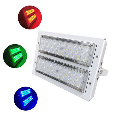 5 Years Warranty Aluminum Housing RGB LED Flood Light 80W For Stage Plaza color decoration